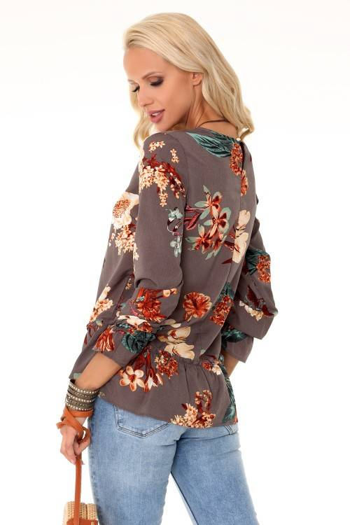 Bluzka damska Aridanna Brown 85329 Merribel