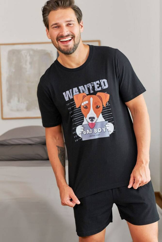 Piżama Męska PMB.7138 Doctor Nap - black