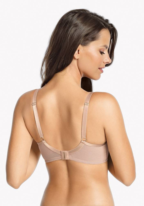 Biustonosz usztywniany BS 1082 Gaja Gaia -mokka