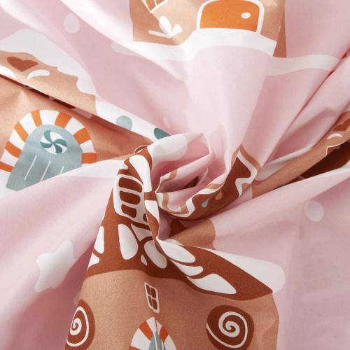 Merry Cozy Pościel pluszowa świąteczna czerwona miś Spod Igły i Nitki– mikrofibra 100%, 210 g/m²