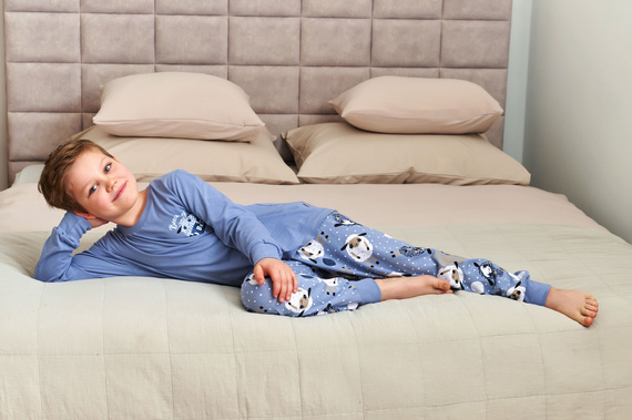 Doctor Nap 7348 – piżama dziecięca bawełniana, unisex, wzór owce