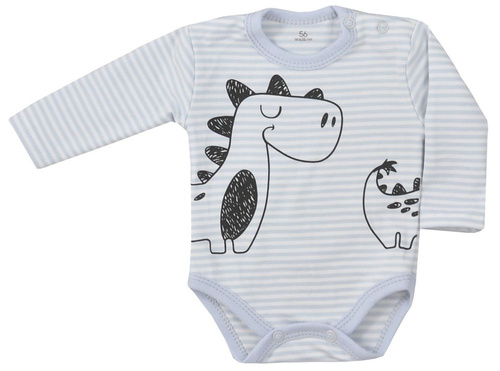 "Sleepysaurus" Bawełniane body niemowlęce Koala-c.róż