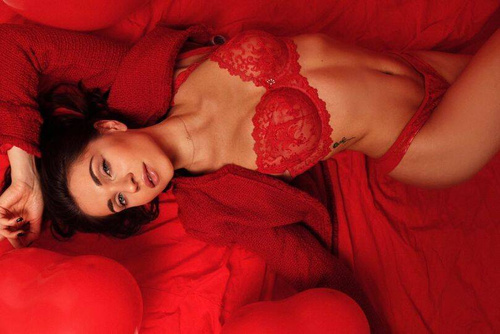 Biustonosz miękki soft LV-S20 Romance Le Vernis - czerwony 