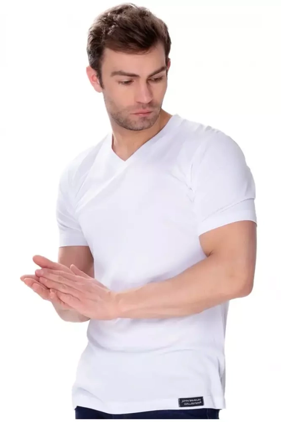 Koszulka 6087 Caro James Bradley biały