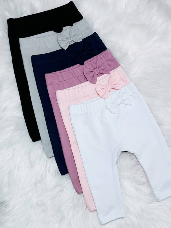 Spodnie niemowlęce Tosia Bambarillo biały