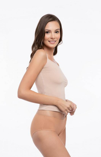 Figi damskie Simple Panty Julimex - carmel