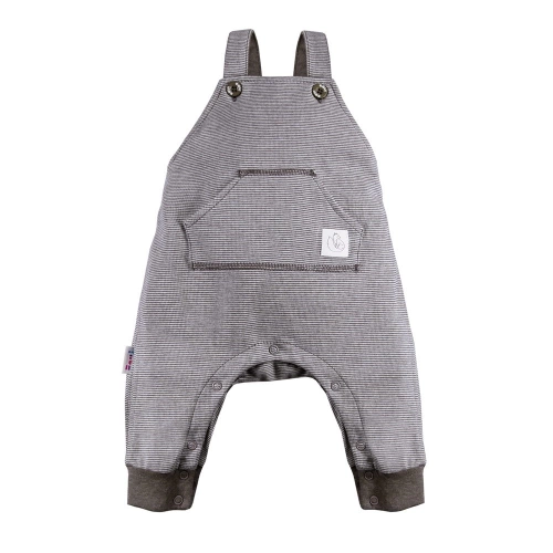 Ogrodniczki niemowlęce UNIQUE Ewa Klucze -grafit