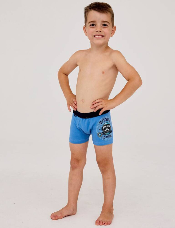 Bokserki Kids Boy 700/137 701/137 Mission Cornette niebieski