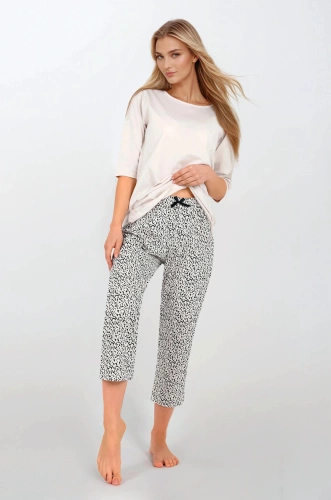 Piżama damska Your Emotions Momenti Per Me beige	