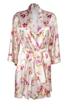 Podomka damska Flowers  DKaren DK-P- ecru 004