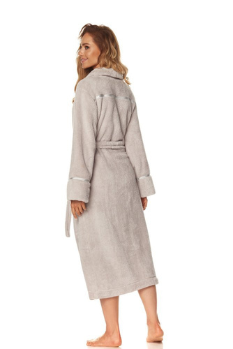 2084 Satyn Szlafrok Damski pluszowy L&L - crystal