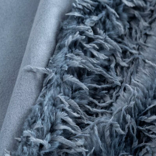 Koc narzuta włochacz Adore futrzak Eurofirany granatowy 