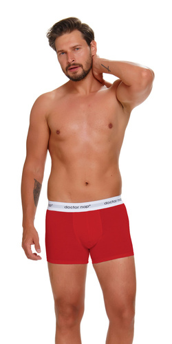 Bokserki męskie 5277 Doctor Nap - black melange red