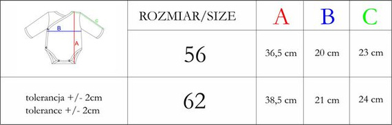 Body kopertowe z długim rękawem 208100 Lizy Nicol