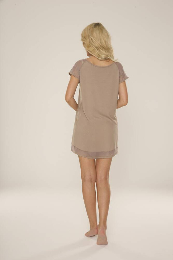 Koszula nocna 767 Carmel De Lafense- jasna mocca