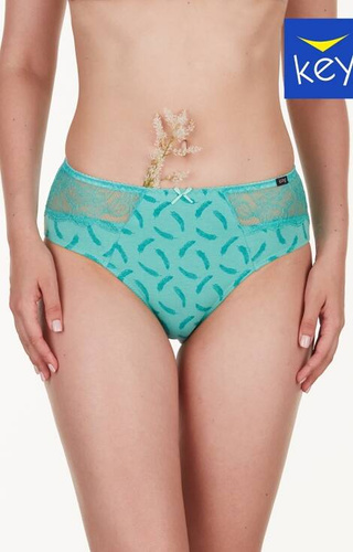 Figi damskie LPC 971 A22 Key miętowy-biały