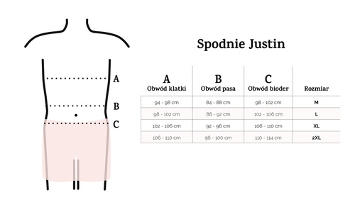 Justin Spodnie dresowe Dkaren khaki