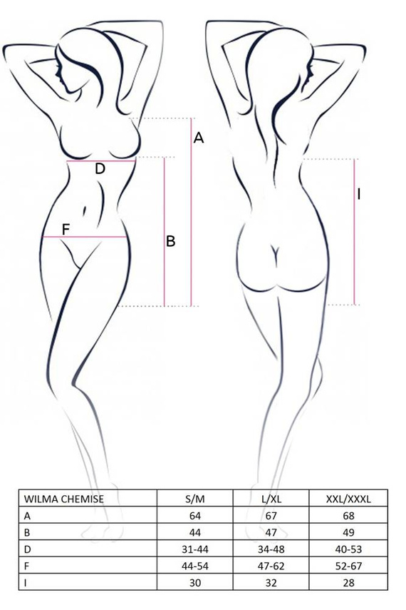 Koszulka damska Wilma Chemise Passion czarny