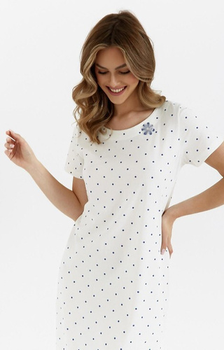 Koszula nocna z bawełny 479 Cana - ecru