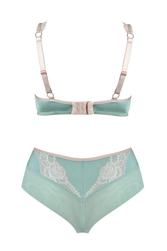 Figi damskie brazyliany 19074 Mint Mediolano miętowy