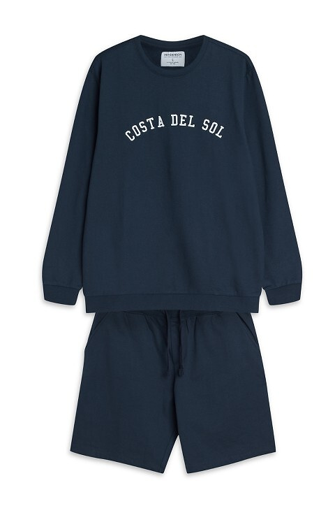 Piżama Męska 42637 Del Henderson - granatowy