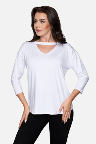 Bluzka rękaw 3/4 Alexa Babell - biały