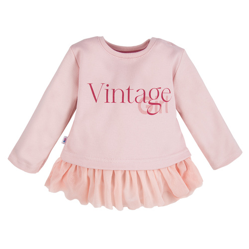 Sukienka z falbanką Roses Eevi - jasny róż 