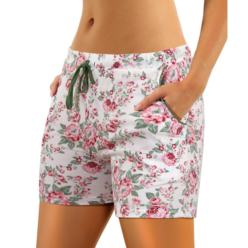 Piżama damska 2508/11 Sesto Senso zielony róże 