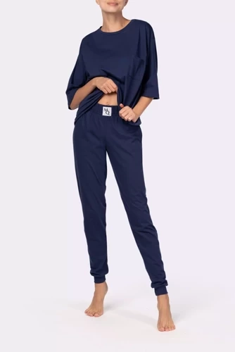 Piżama damska Homie shortsleeve Mona navy