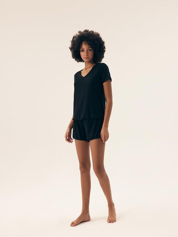 Piżama Damska 43022 Noves Henderson - czarny