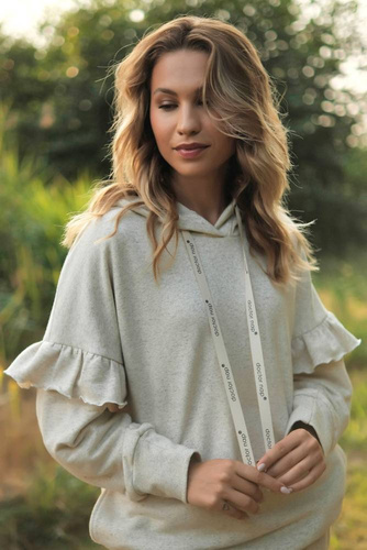 DRS.4308 Bluza dresowa Doctor Nap - salt pepper