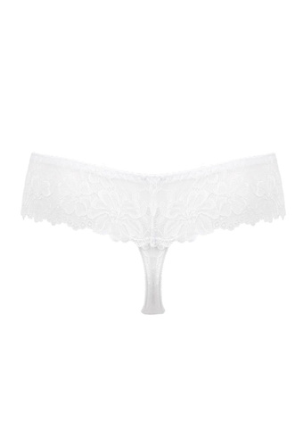 S 053/4 Carmela Stringi damskie Mat białe