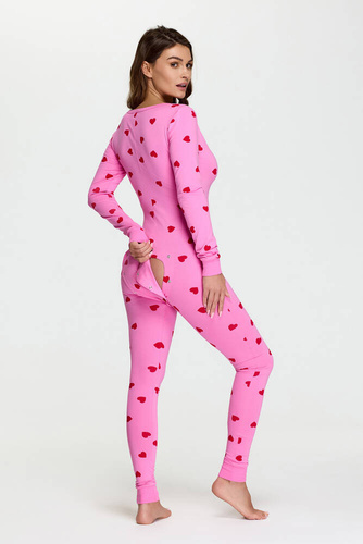 Kombinezon damski 24 Serca Bonamera różowy 