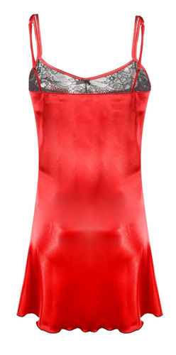 Koszulka satynowa damska DKaren - czerwony