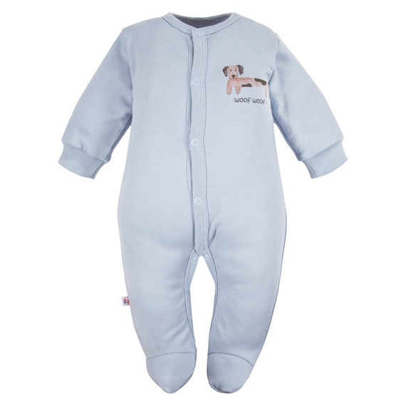 Pajac niemowlęcy Puppy Playtime Eevi - niebieski