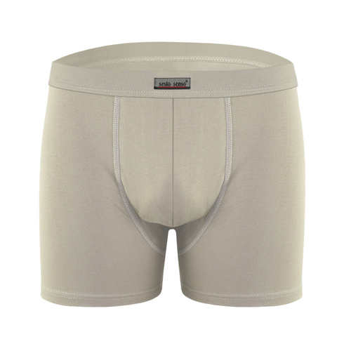 Bokserki męskie BM03 Neutral Sesto Senso - jasnobeżowy