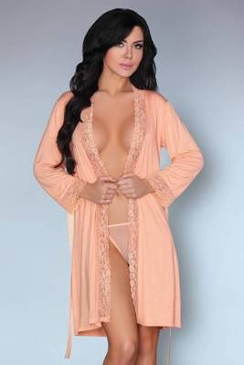 Szlafrok damski Natela LC 90381-1 Kore Peach Collection LivCo Corsetti