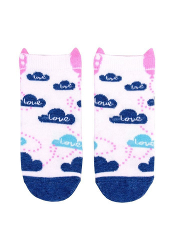 Skarpetki dziewczęce z silikonem SK-65 3D Girl YO! mix kolor