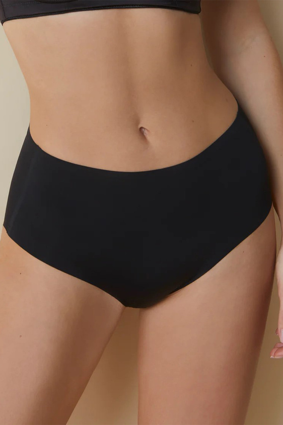 Figi Selene Maxi Braga 503 czarne – bezszwowe z wysokim stanem, wygodne i dopasowane