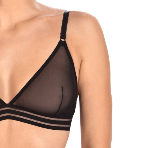 Biustonosz braletka bez fiszbin Olivia Teyli - czarny