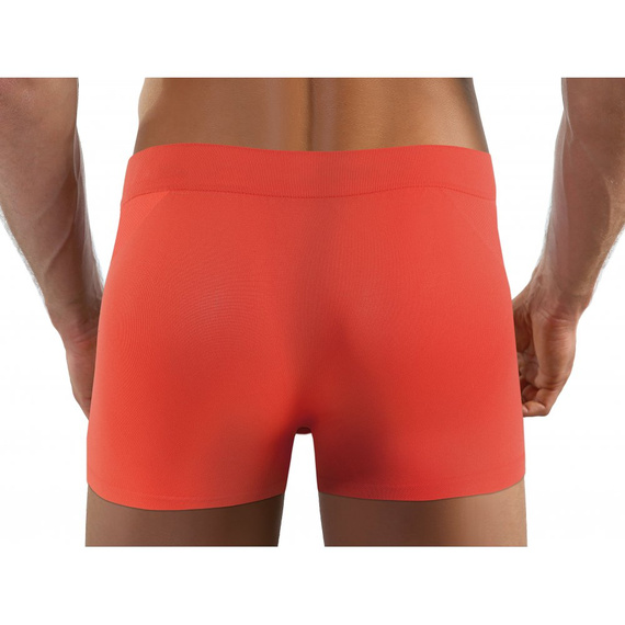 Bezszwowe bokserki męskie BM07 Solar Sesto Senso - cegła