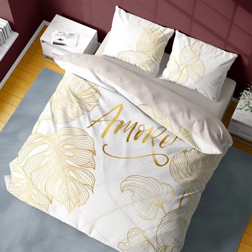 Pościel bawełniana amore 4718 A Holland 71 Detexpol biały 