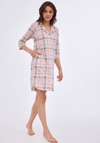 Koszula rozpinana 484/388 Sharon Cornette różowy