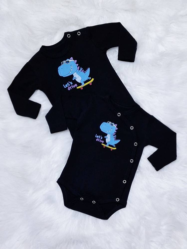 Body z długim rękawem Let's Drive Bambarillo czarny