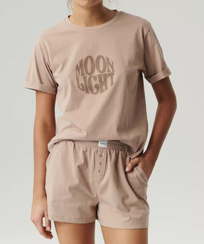 Piżama Damska  NLP-487 Atlantic- beżowy