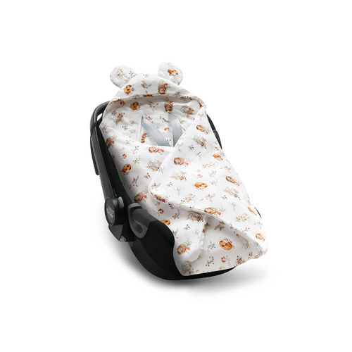 Kocyk bambusowy do fotelika samochodowego Forest Yosoy