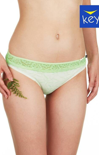 Figi damskie LPR 250 A22  2-pak Key zielony jasny-ecru