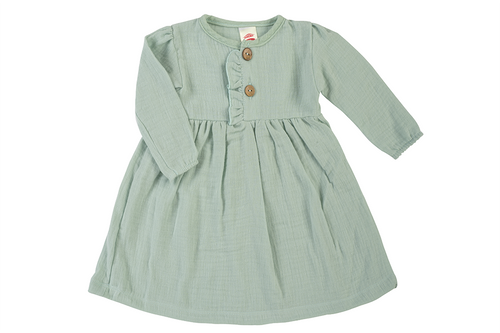 Sukienka muślinowa "Just Muslin" Makoma turkusowy