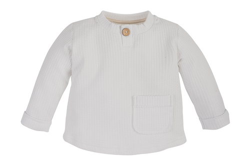 Bluza polo "Natural Waffel" Makoma white