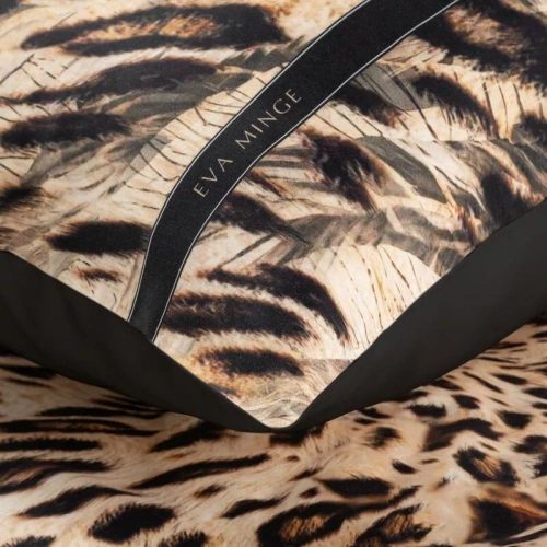 Pościel satynowa pantera Eva Minge Eva 23 Eurofirany czarny